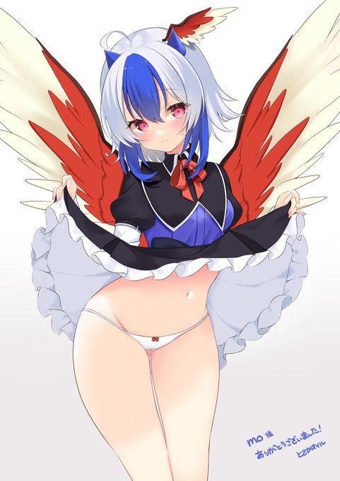 とさかオイル様(@tosakaoil)に掲載許可いただきました!
Skebで描いてくださった朱鷺子(名無しの本読み妖怪)ちゃんです! 