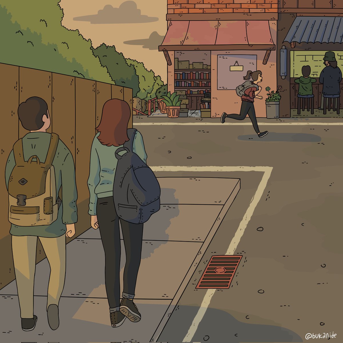 bukanije's tweet photo. Just a regular evening.

#digitalart #artidn #artistsontwitter https://t.co/hfiWCUFytj