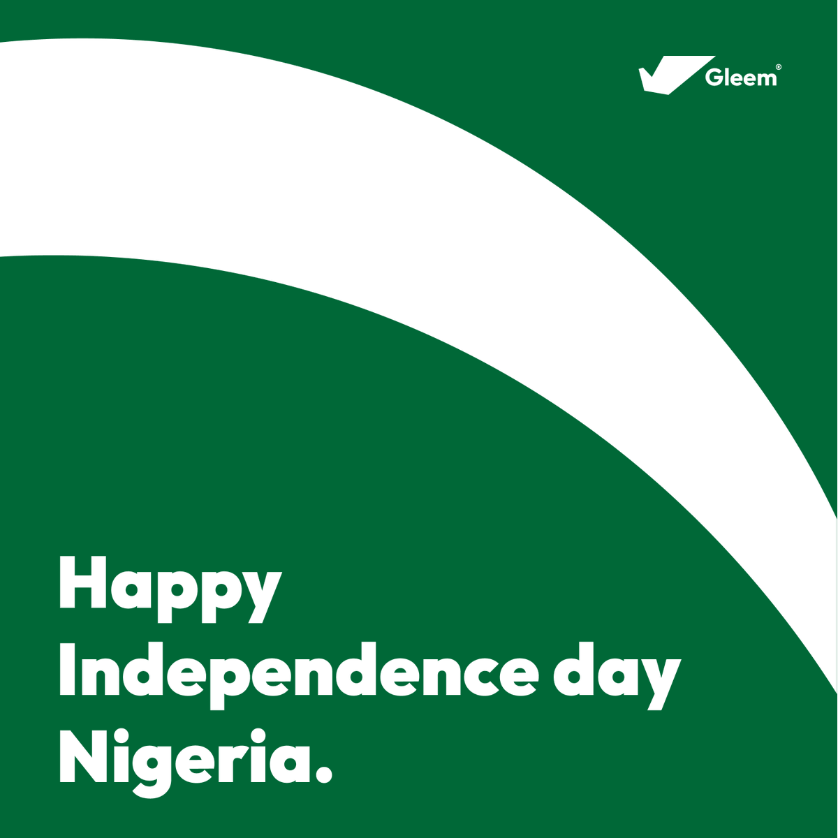 GleemDesign's tweet photo. Let’s salute the nation! Best wishes and happy #Independence Day Nigeria!

#october #nigeria https://t.co/jTi0rScT0n
