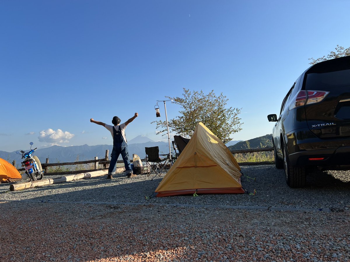 ks8655's tweet photo. 🏕ほったらかしキャンプ場のぼっちサイトに来てみた😊✌️
(今回は🚗) https://t.co/PPYdrrGHhM