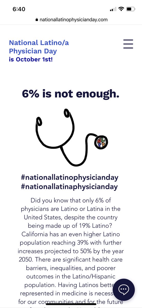 abi_benitez92's tweet photo. Today #Oct1st, we celebrate #nationallatinophysicianday #nationallatinaphysicianday in the US.
@AmericaDoctors @WIMSummit https://t.co/YR277ssuFh