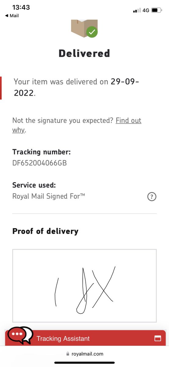 zoeclancy's tweet photo. @RoyalMailHelp no item delivered nor card left….no one was in the house on this day.  Where is my package? https://t.co/89t9bKdiOs