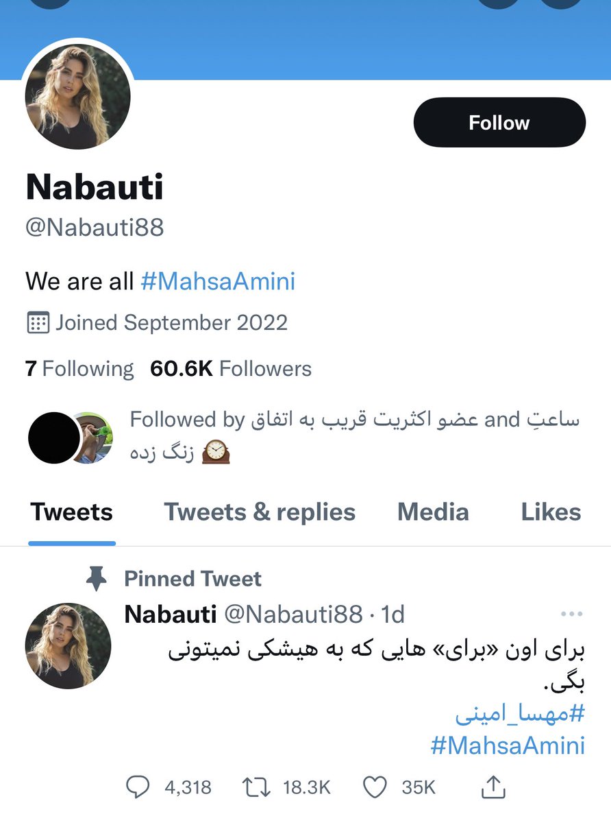 azad_sarv's tweet photo. این نبات مگه همون نبات اینستا نیست که اسم اصلیش هم شقایق‌ه و چند وقت پیش از ارتباطش با نایاک و نگار مرتضوی نوشتن؟ حالا اومده اینجا اینهمه فالوئر گرفته و لیدری میکنه؟ قراره نایاک و امثالهم اینجوری تغییر شکل پیداکنن و تو این انقلاب رخنه کنن و به گند بکشنش؟!
#مهسا_امینی https://t.co/fsnK2oAleR