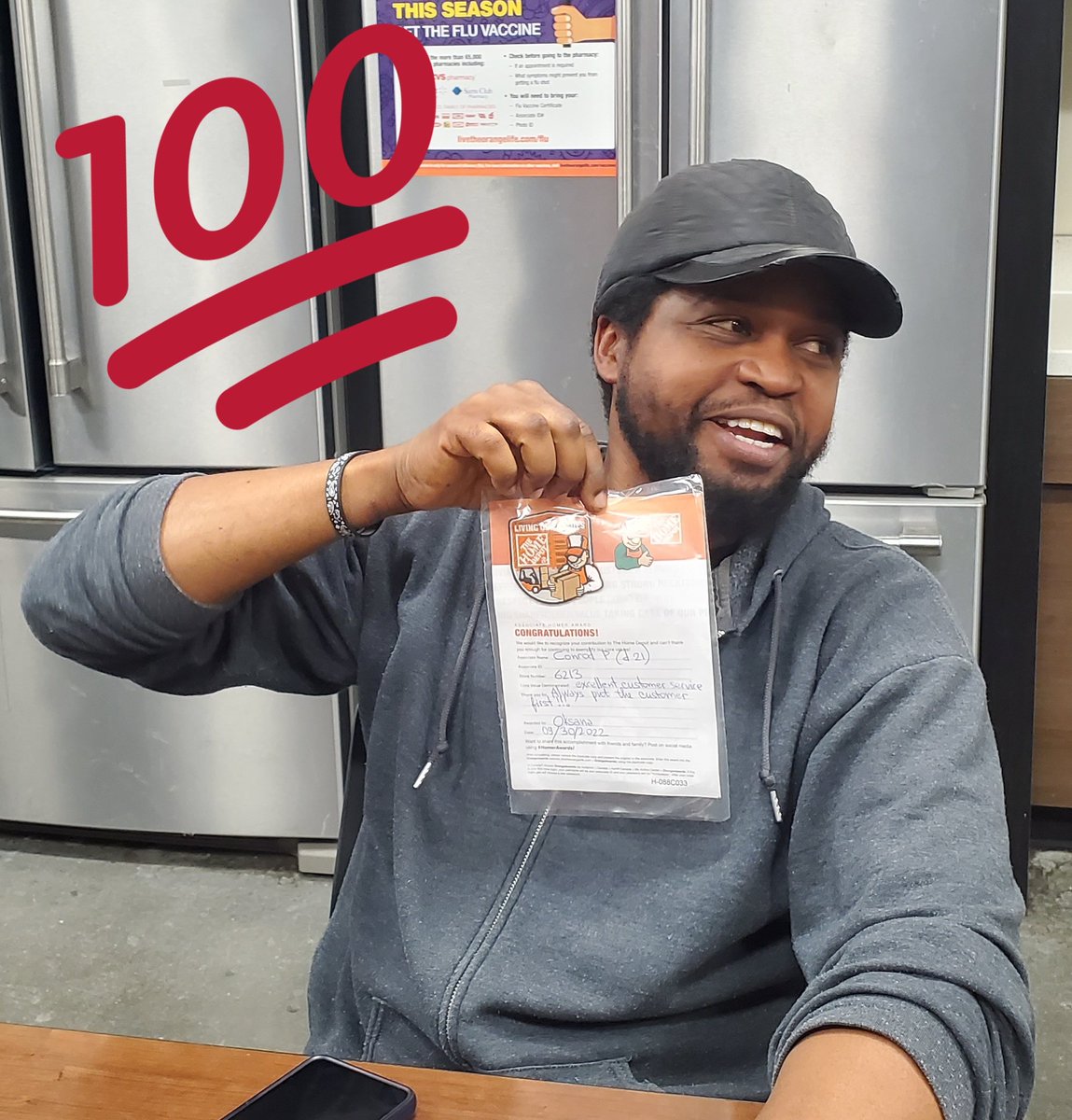 Conrad is one man army and a strong one !!!! Always working, never complains and ALWAYS taking care of our customers the best he can 💯  NEVER walk away for lunch/break unless he finished with a customer . <a href="/hmalak/">Sam</a> <a href="/kelly_presti/">Kelly Presti</a> <a href="/Sammie0887/">Sammarie Bruno</a> <a href="/gerrymate1/">gerrymate</a> <a href="/HBullard13/">Harold Bullard</a> <a href="/CecilR39390896/">CecilR</a>