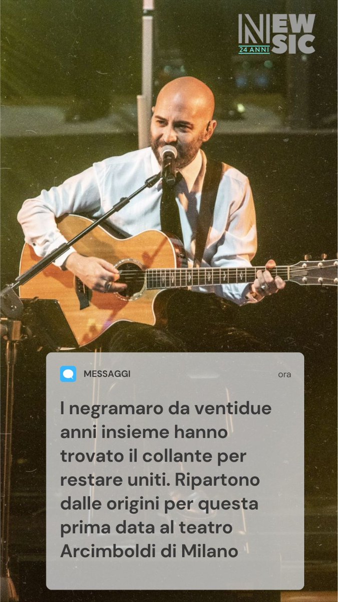 Live report - <a href="/Negramaro/">negramaro</a> back to the future #NegramaroUnplugged <a href="/Newsic1/">Newsic</a> newsic.it/live-report-ne…