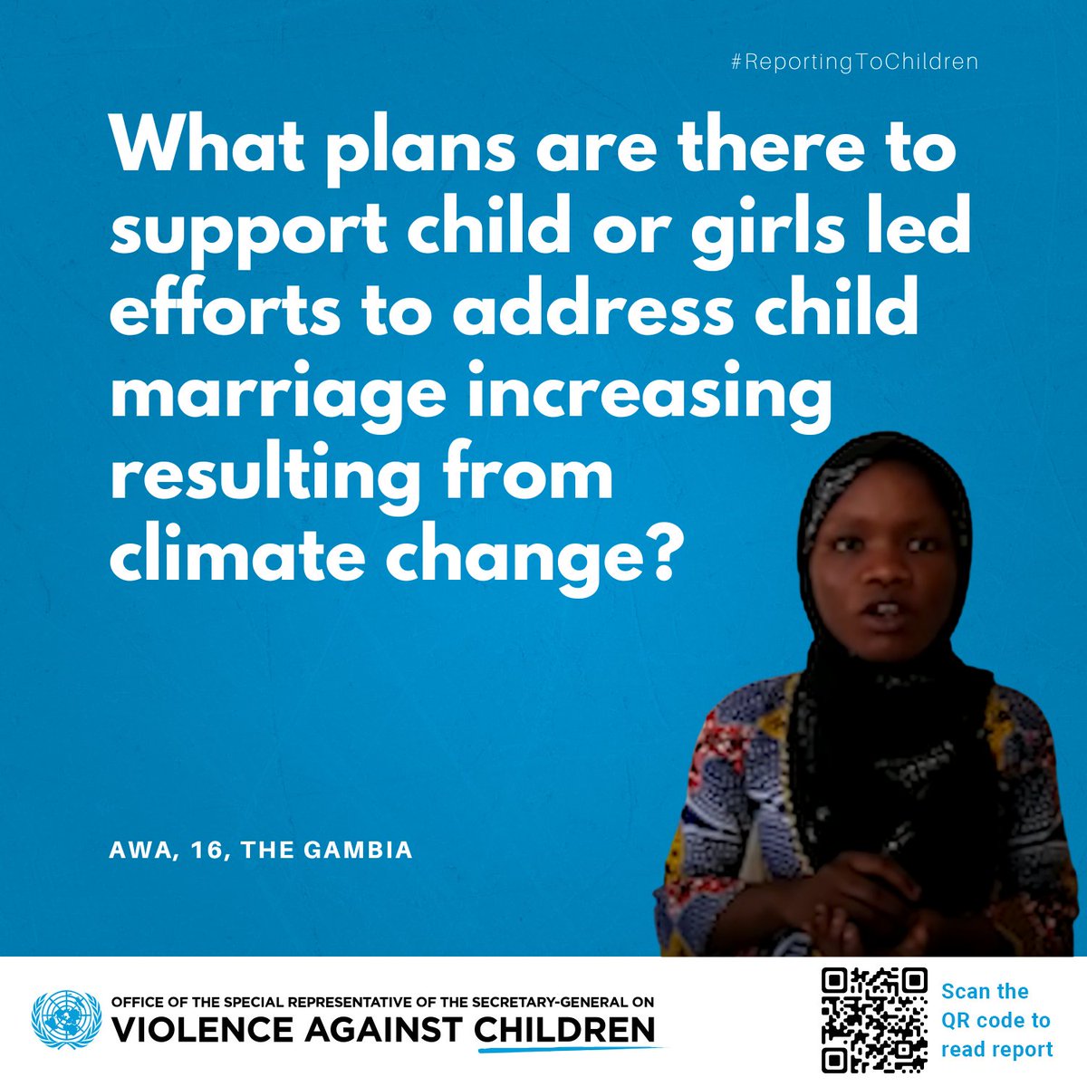 UN_EndViolence's tweet photo. #ReportingToChildren
Najat is answering questions received from children everywhere
Join us https://t.co/fqIWJWmdxA https://t.co/Bf8BpL4EXg