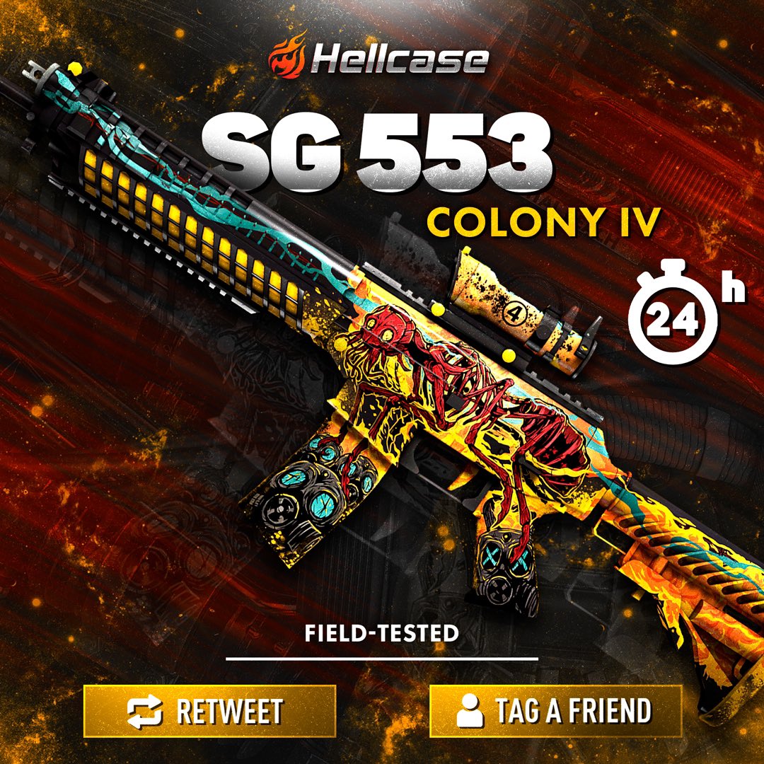 hellcase's tweet photo. 🎁 FAST GIVEAWAY 🏁

👇 Tag The Best Friend &amp; Like
🚀 Follow us
🔥 Retweet this post
😎 The last winner was @MensurSmaili 

#hellcase #csgo #csgoskin #csgoskins #csgoskinsgiveaway #csgocases #csgocase #hellcasegiveaway #csgoskinsfree #csgoskinsgiveaway https://t.co/0hhyTMkuP9