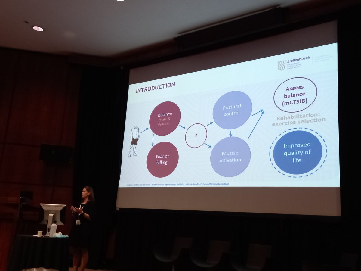 BiokineticsSA's tweet photo. Biokineticist Ms Sarah Arnold presenting on her studies in unilateral transtibial amputees at the #IFSEMC 
#LTMIC #nextlevelbio #thefuturebio https://t.co/JlGFjn5Bkc