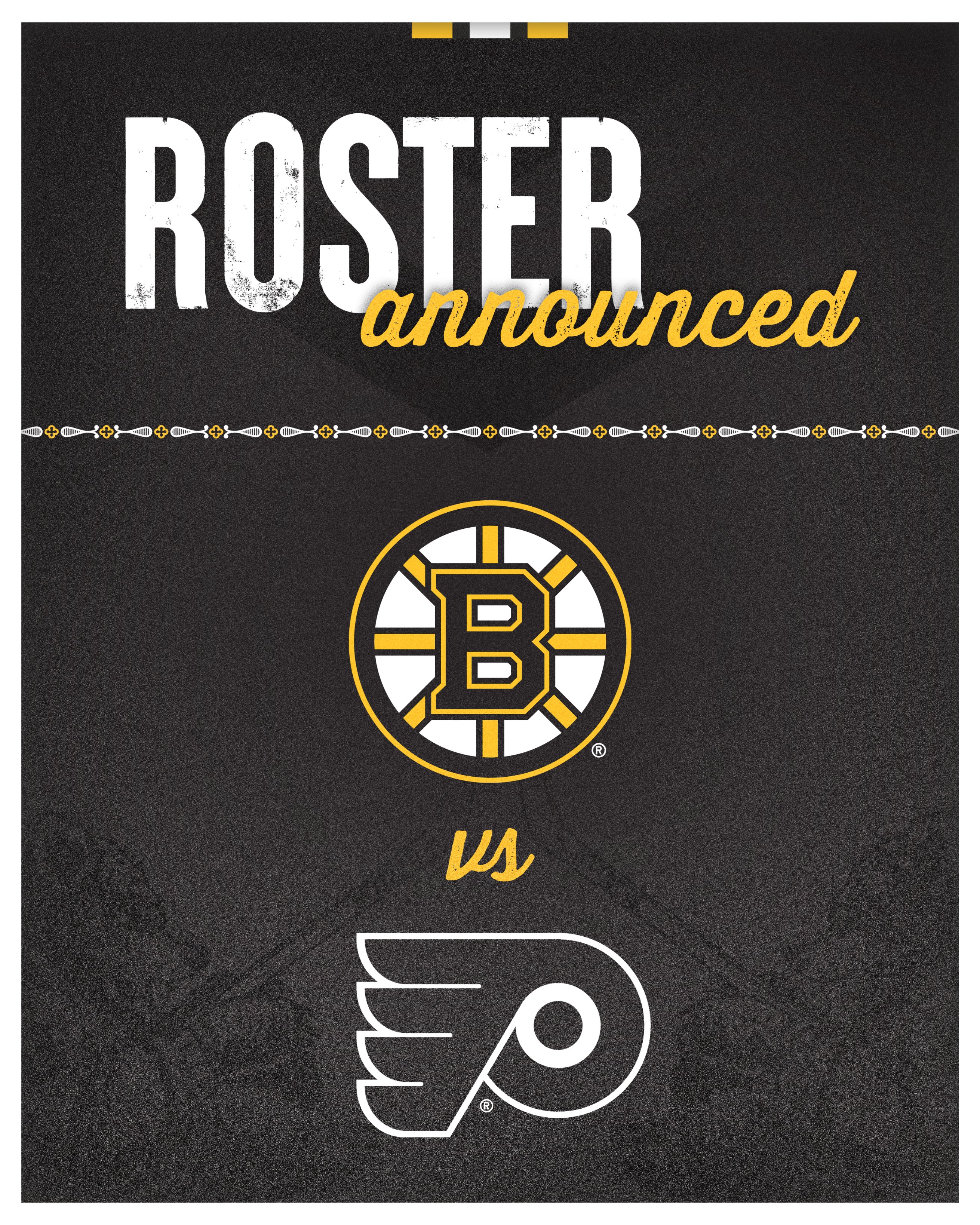 Bruins release roster : r/BostonBruins