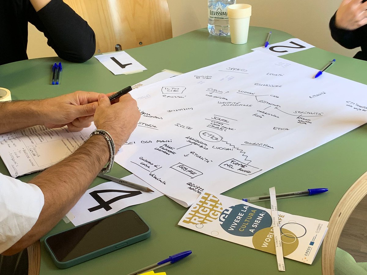 credo_unisi's tweet photo. Stimulating conversations, lots of ideas, young people... Great experience yesterday afternoon!
We'd like to thank all the people who contributed to make this World Café work👏#brightnight2022
A follow-up activity will come out soon👀 https://t.co/JCv2RAZMxz
