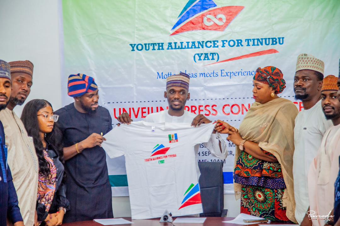 Yesterday, the Youth Alliance for Tinubu (YAT) was formally unveiled to the media by National Coordinator @Belshagy, National Secretary @seguntomori and other members. YAT, already with structures across the 36 States and the FCT will commence activities at grassroots shortly