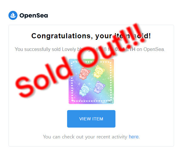 [판매감사트윗] Lovely bbangul #018

프랑스 투룰즈 ART WALL에 참가한 젤리 방위대 빵울이를 @Wk9YS1c0UYPVzDM 님께서 입양해 주셨습니다😘 
항상 많은 관심과 응원 감사드립니다😆
젤리방위대 빵울이와 함께 항상 마음 든든한 시간 많이 보내세요~
#sold_out #bbangul_nft #opensea_eth #빵울이