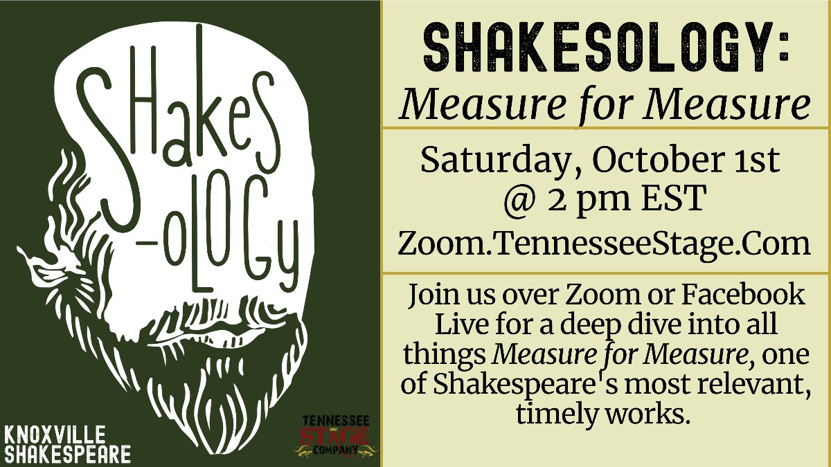 🤩 T O D A Y ! Shakesology: Measure for Measure Edition - mailchi.mp/5e0272bbce98/t…
#KnoxvilleTheatre #SupportLocalTheatre #SupportLocal #AsYouLikeIt #KnoxvilleShakespeare #KnoxShakes #865 #Knoxville