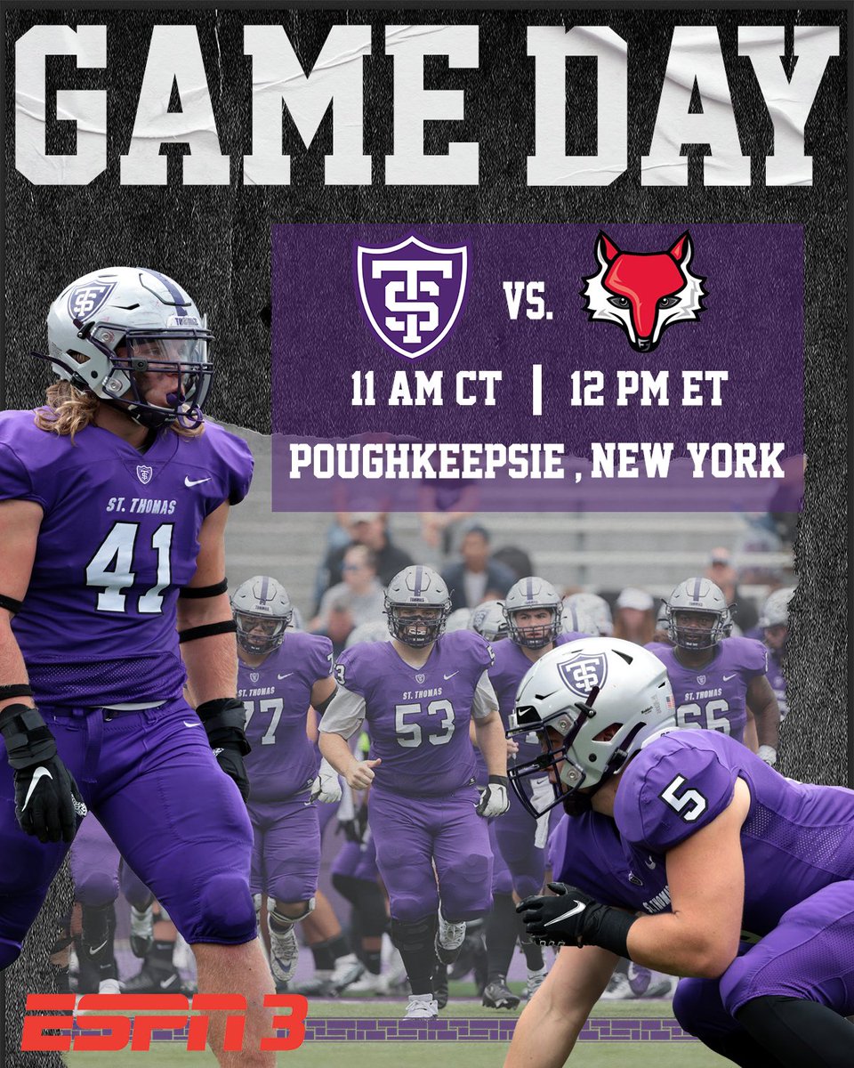 𝐆𝐀𝐌𝐄𝐃𝐀𝐘! 🟣⚪️⚫️

🆚 Marist 🔴⚪️
📍 Poughkeepsie, NY.
🕕 11 a.m. CT | 12 p.m. ET
🌦 55° at Kickoff 
📺 tinyurl.com/2nf83whx
📈tinyurl.com/ykesysuh
📻 tinyurl.com/2v2r84hh