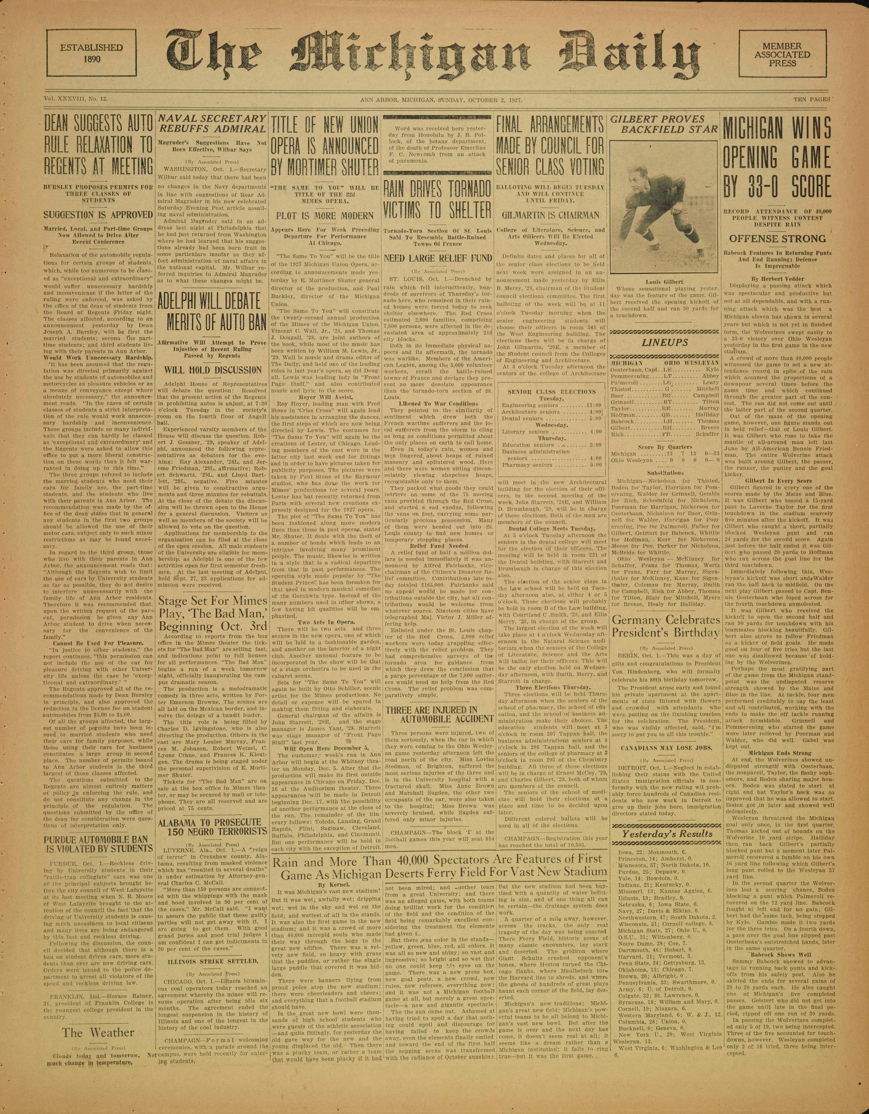 The Michigan Daily (@michigandaily) / Twitter
