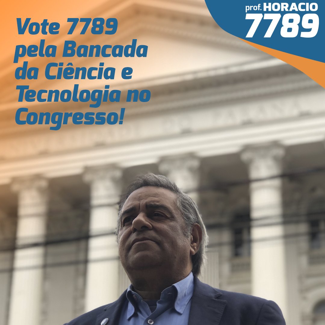 HoracioFederal's tweet photo. VOTE 7⃣7⃣8⃣9⃣✔ - Professor Horacio, deputado federal!
#candidato #professorhoracio #parana #deputadofederal https://t.co/fvvVSpIWCM