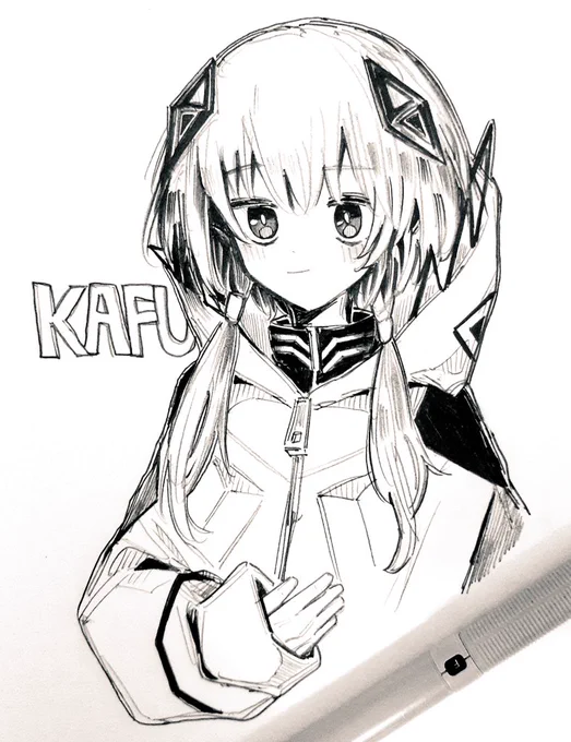 可不さんちょっと綺麗に描けたので見て欲しい #イラスト 