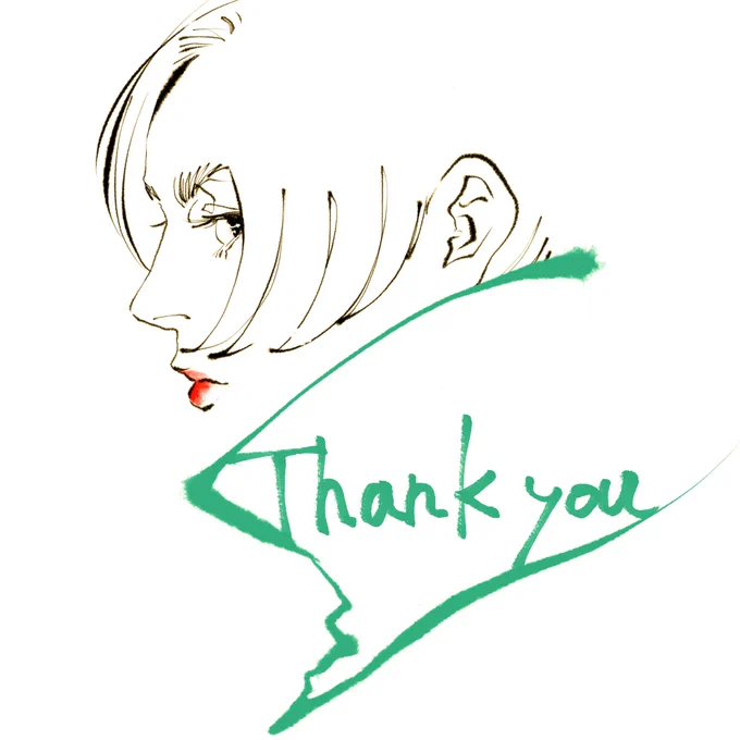 ちょっと元気なくなってたけど元気出た感謝!#イラスト#illustration 