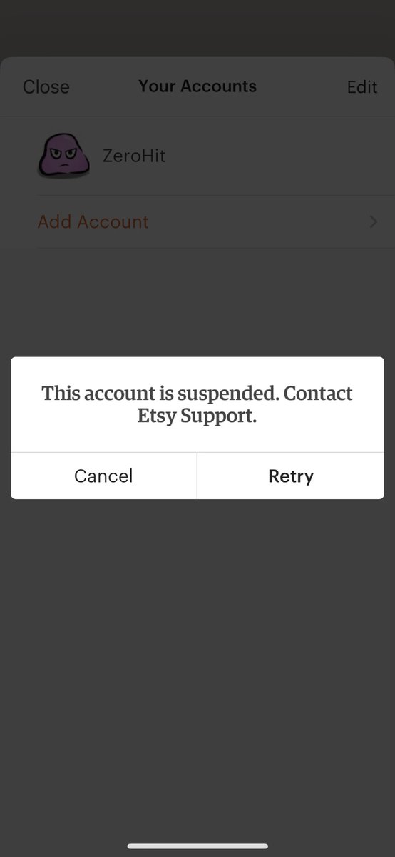 Zer0Hit's tweet photo. My Etsy has been suspended because of unshipped orders(FFXIV ancient dolls), I am contacting Etsy Support for help now, please do not panic. https://t.co/ulXlol32oE