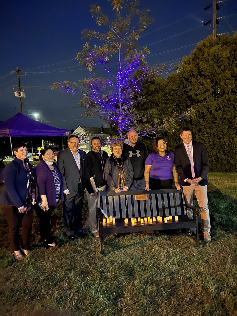 Last night we celebrated the start of #DomesticViolenceAwarenessMonth with our Light the Night for Hope &amp; Healing events across Chester County! 

We will be sharing more all month about these and other efforts to raise awareness! 💜✨