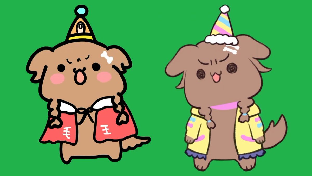 戌神ころね ,沙花叉クロヱ 「【# 戌神ころね生誕祭2022】凸待ち!!重大告知もあります!!配信おつころーん」|レーミング有栖🥐のイラスト
