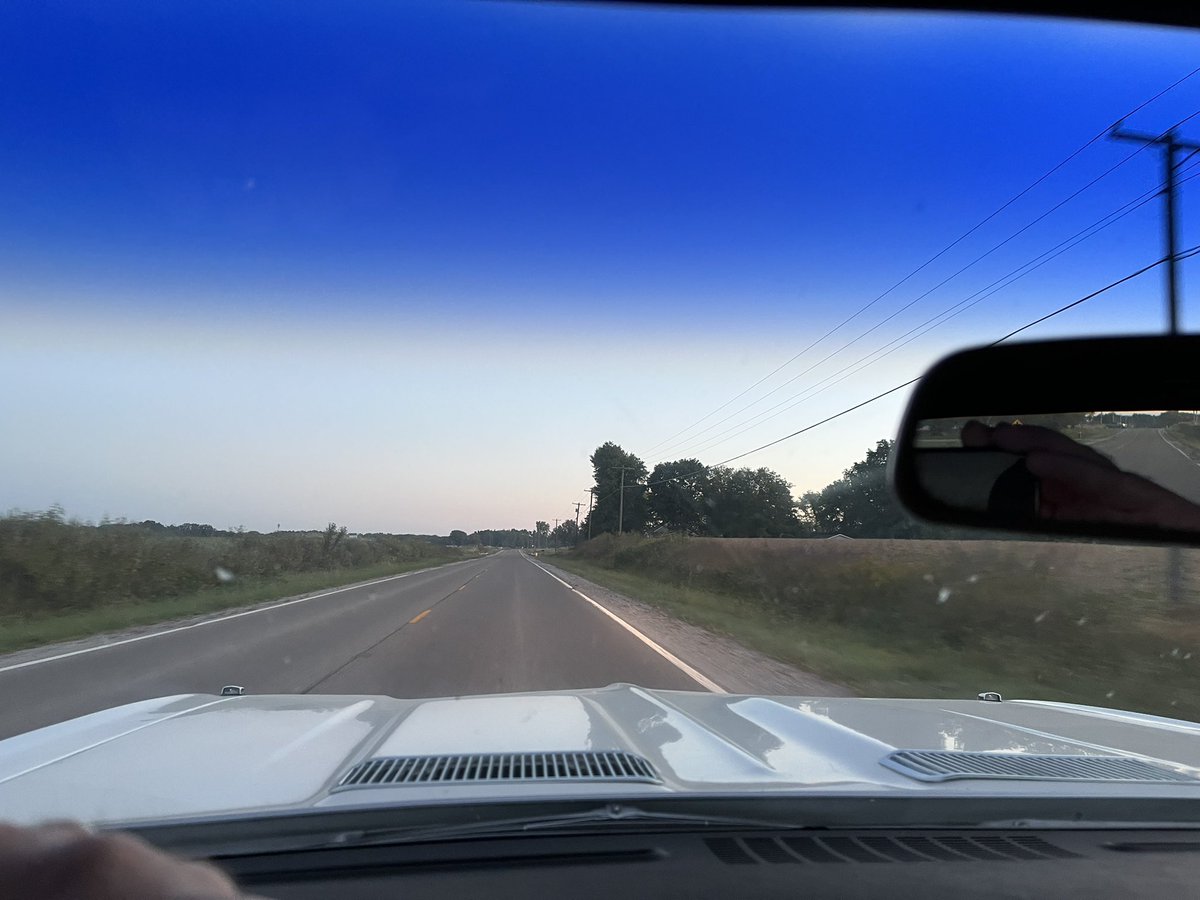 #iasa2022 life lesson from this week “your windshield is bigger than your rear view mirror”…. Look at where you’re going not where you’ve been. Literally doing that this morning. Remember dreams. Dreams come true, just like this Chevelle I always dreamed I’d drive one day 😎