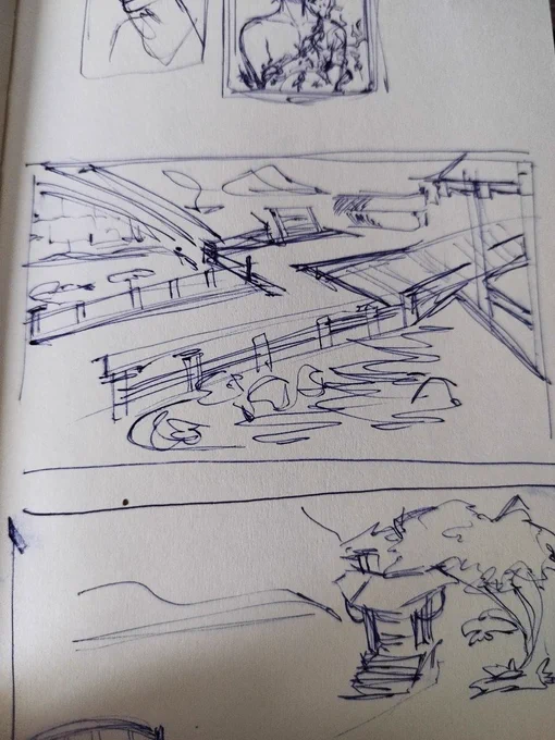 I feel kinda sick, so I'll rest a little before work, but for now I scroll through my sketchbooks and wanna show you some pretty old sketches 
