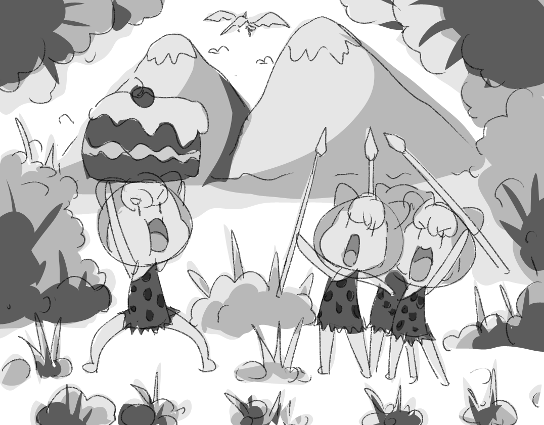 Reg3e's tweet photo. 8,000 BCE, A Tribe of Rurus.
#digitalart #imaginarydailylife #ruruNfriends https://t.co/bYaDpXSktH