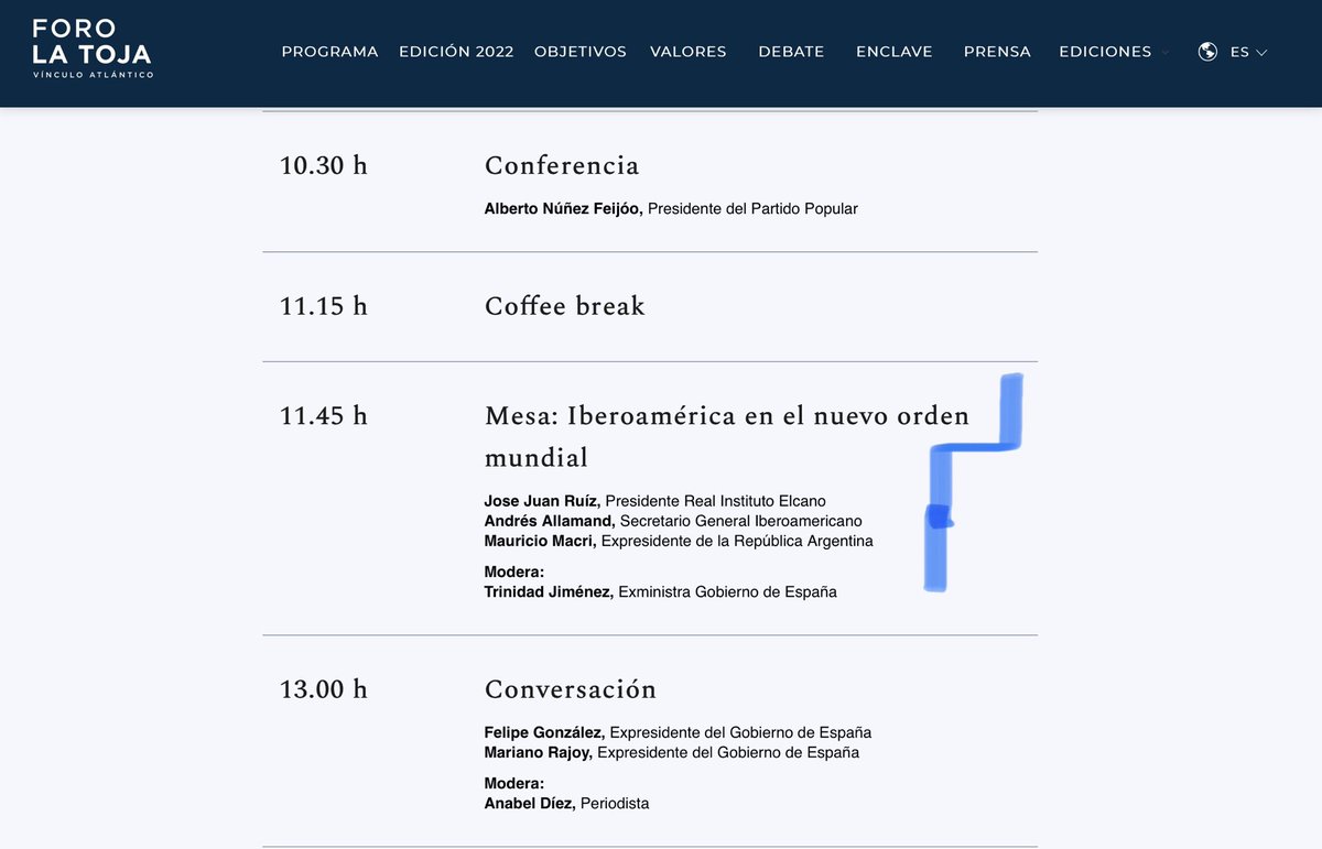 diegoaaestevez's tweet photo. #ForodelaToja #Galicia #España @mauriciomacri @PatoBullrich Son tan vagos los del #PRO que no replican en Baires esta ponencia de @mauriciomacri ayer y los reportajes. Viven en la luna. @betovaldez @splmm Abro hilo y les cuento mas del FORO https://t.co/lOmpbTfEwJ
