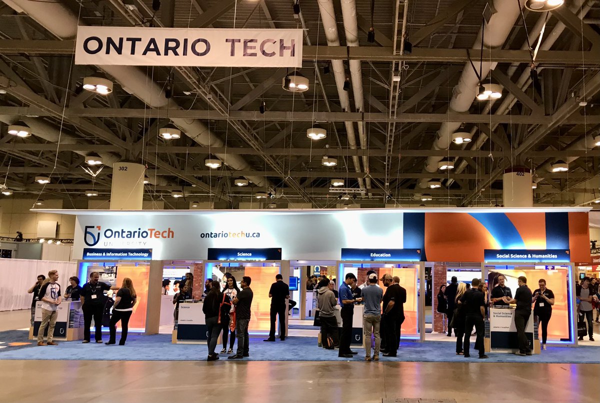 Computer Science faculty and student volunteers are at the Metro Toronto Convention Centre today and tomorrow for the Ontario Universities’ Fair. Stop by the #OntarioTech booth and learn about our programs! ontariouniversitiesfair.ca
#computerscience #datascience #digitalmedia #coop