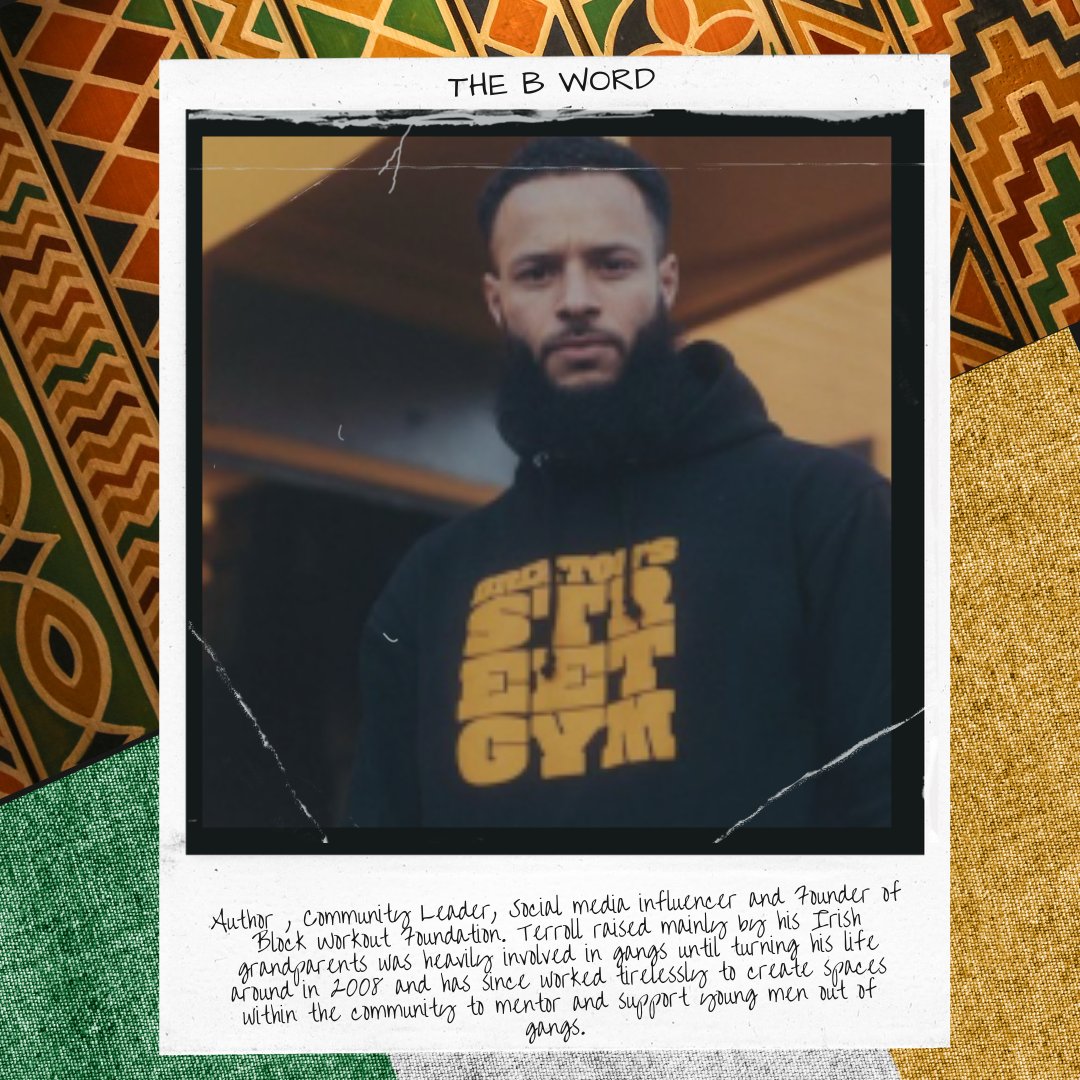 Iamblirish's tweet photo. 'The B Word'
In honour of Black History Month IAMI will be honouring some of our idols and inspirations and those who are making movements in and for the community.
#TerrollLewis
#blackhistorymonth #IAMIRISH #IAMI https://t.co/rj4jdilkLv