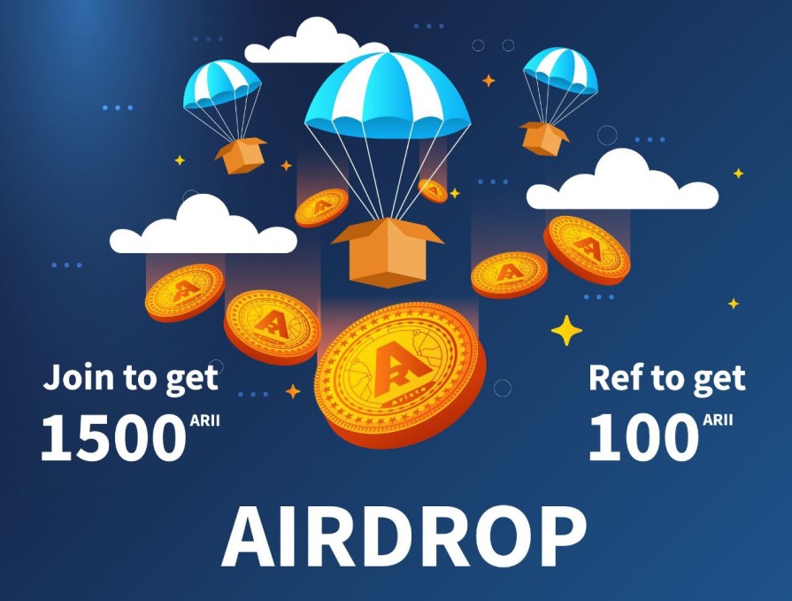 New Airdrop: Aristo Airdrop 
Reward: 1500 ARII (~$5.3)
News: Probit, Coinsbit
Distribution date: 20 October, 2022
Airdrop Link: t.me/AristoAirdropB…

- Complete all tasks of the airdrop
- Submit your ERC-20 wallet address
- For 1,000 Random Lucky participants
<a href="/AirdropKingNews/">Airdrop King News</a>