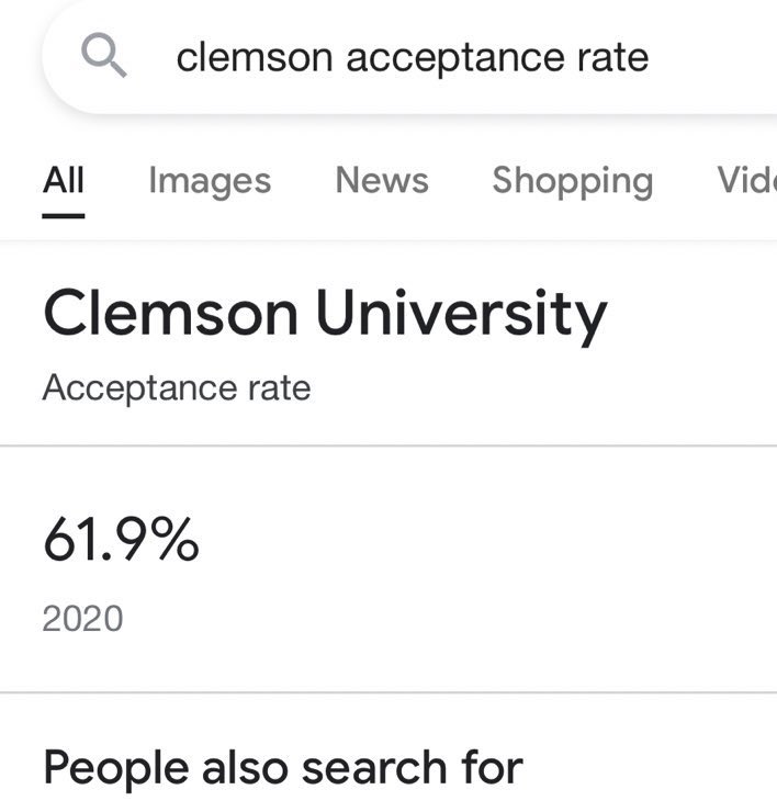 You make all these signs about us being a safety school and couldn’t at least look up at acceptance rates first? 

<a href="/BarstoolClemson/">Barstool Clemson</a>