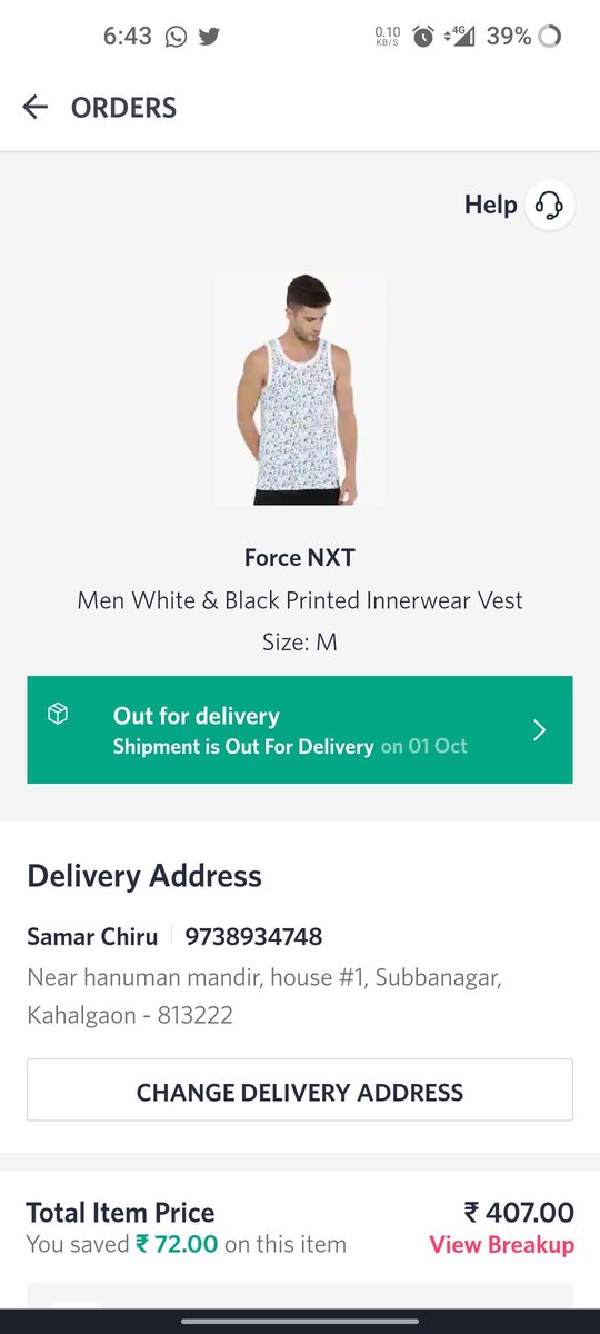 Samar_Sam1's tweet photo. Missed from myntra @myntra
What i ordered
What i received https://t.co/jCtQxUySzk