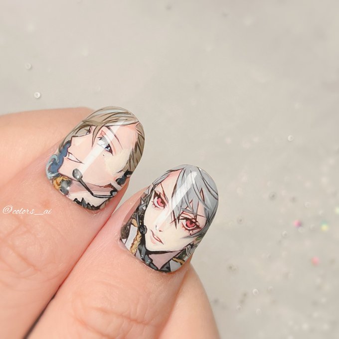 くずはかなえ痛ネイルオーダー 痛ネイル✝️manami💎 | お客様オーダー にじさんじ 葛葉❤️ 叶