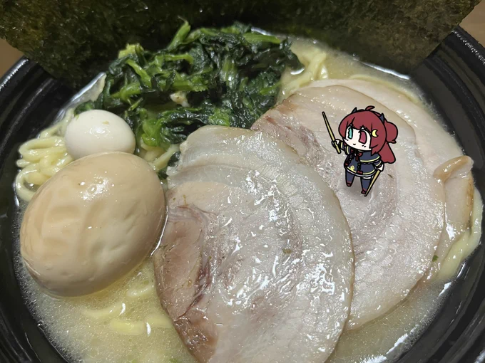 すやすやロアちゃんロアちゃん9月はよく眠れた?10月始まって最初の夢はどんな夢を見るのかロアちゃんはシークレットサービスな夢とか見ちゃったりしてねロアちゃんの10月は寝たい時にちゃんと寝れるようにそしていい夢も〜今日のご飯家系ラーメン #ロアート 