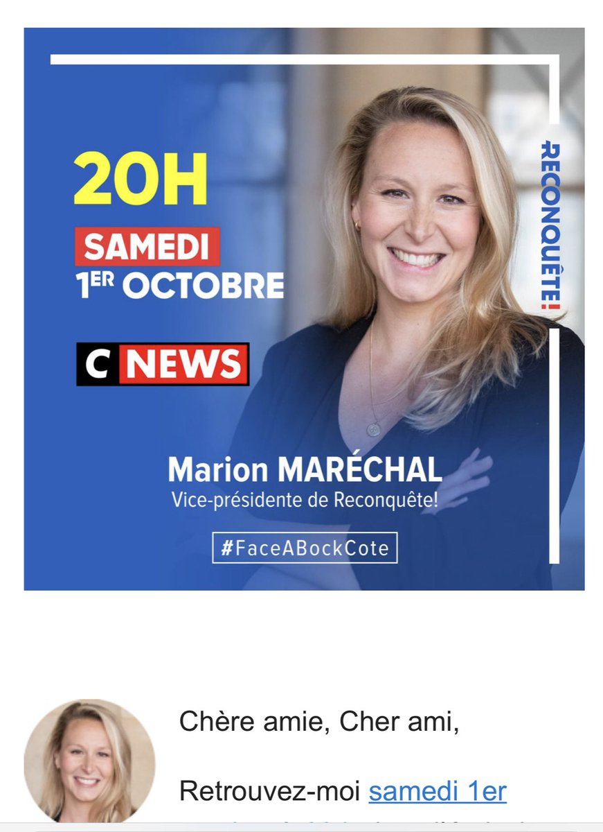 Bruno278710's tweet photo. Notez le dans votre téléphone ou agenda c’est ce soir !
#ToutDonneRaisonAZemmour
#PourQueLaFranceResteLaFrance #ZemOuRien #OnAttendsQuoi #LeGrandRemplacement #PassonsALAction
🙏✝️💪✊✍️🗽🐝😁👍🐓🌬🇫🇷🇫🇷
VIVE LA FRANCE 🇫🇷 https://t.co/qgC4Je0Trx