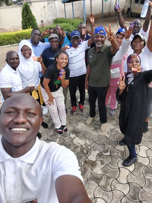 KwaraOnTop's tweet photo. Mild to moderate regular exercises not only promote good health but also psychological stability. Today, WHO in collaboration with KSPHCDA not only advocate and "talk" about regular exercises but also did 5.5km "walking" @WHONigeria @WMulombo @CWarigon @ChimbaruAlex @Zeenahzeenat https://t.co/WepdeWcKJ5