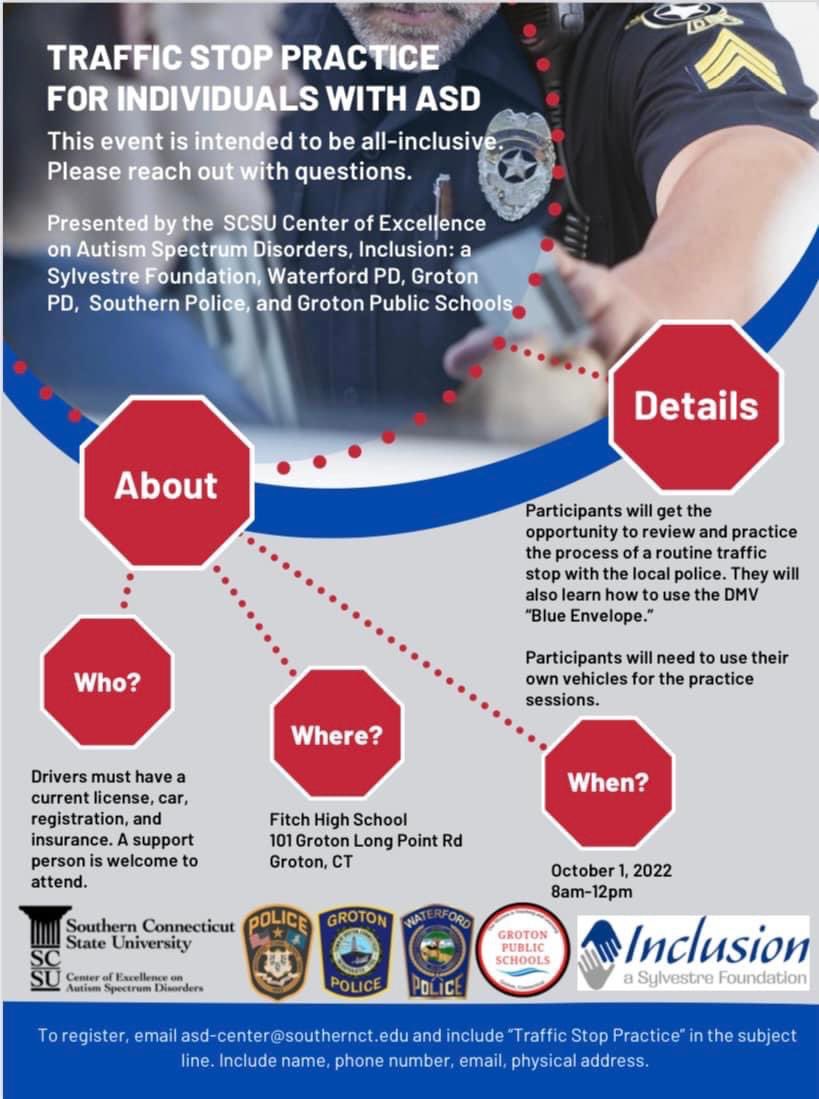 Rockii1971's tweet photo. Great program to help Autism drivers to practice Police Stops!! Watch for the next one.
#autismawareness #blueenvelopeProgram #driverstop 

Thank you 
@SCSU @WaterfordPolice @LedyardPolice #GrotonPoliceDept https://t.co/eoaECy9g6D