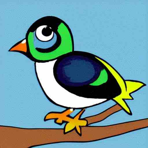no humans bird animal focus solo pokemon (creature) blue background black eyes  illustration images