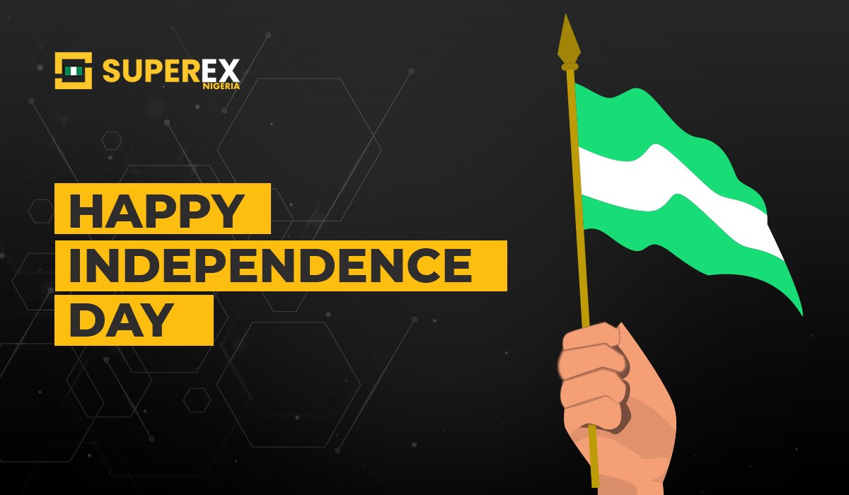 SuperEx_NG's tweet photo. Nigeria is 62 🔥

We join with you all to celebrate. This new year will make Nigeria Great 🚀

With love from #SuperEx  ❤️

#IndependenceDay #NigeriaAt62 #SuperExET https://t.co/DmNfygkc2q