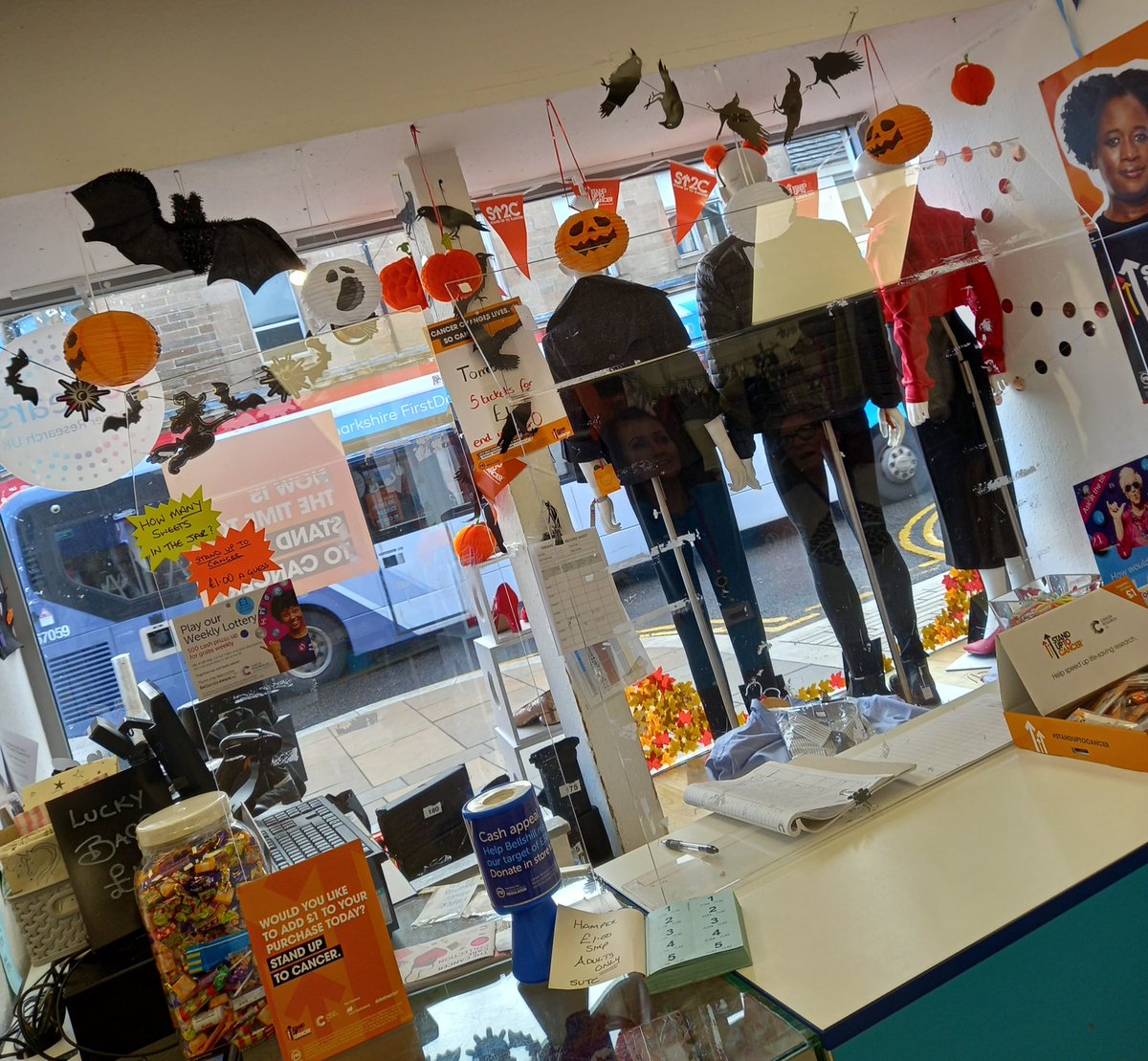 #Bellshill what are you doing to #StandUpToCancer, lots happening here drop in.