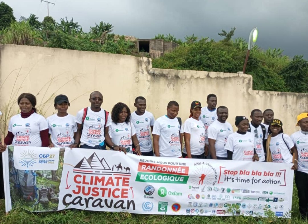 ZemoroS's tweet photo. @ZemoroS a pris part ce matin aux côtés d'autres organisations à la randonnée écologique"Climate Justice Caravan". Une occasion pour porter nos voix à la cause climatique dont les enjeux seront défendus bientôt lors de la COP27.
@jvecmr
@bsdkrs
#CAPSURLACOP
#Roadtosharmelsheikh https://t.co/bZ9tQCTmnX