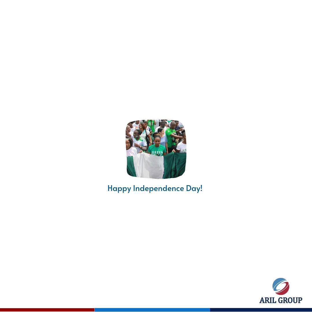 ARIL_GROUP's tweet photo. Happy Independence Day to the mother land 🇳🇬 
.
.
.
.
.
#arilgroup #realestate #oilandgas #transportation #manufacturing #explore #engineering #property #nigeria #like #follow #abuja #lagos #independenceday https://t.co/d6AxdbT5PF