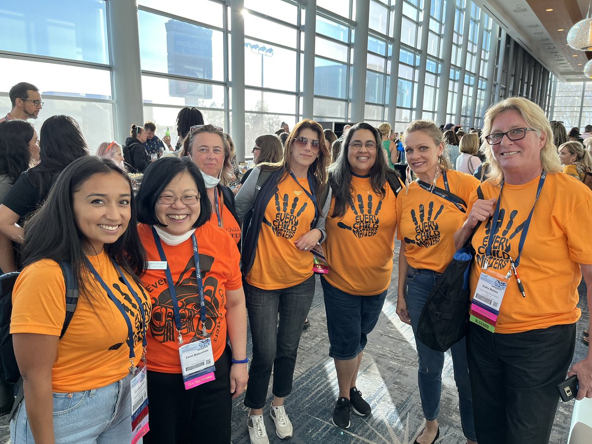 Canadians and some American educators joined us in acknowledging September 30 as Canada’s National Day of Truth and Reconciliation at #NCTMLA22