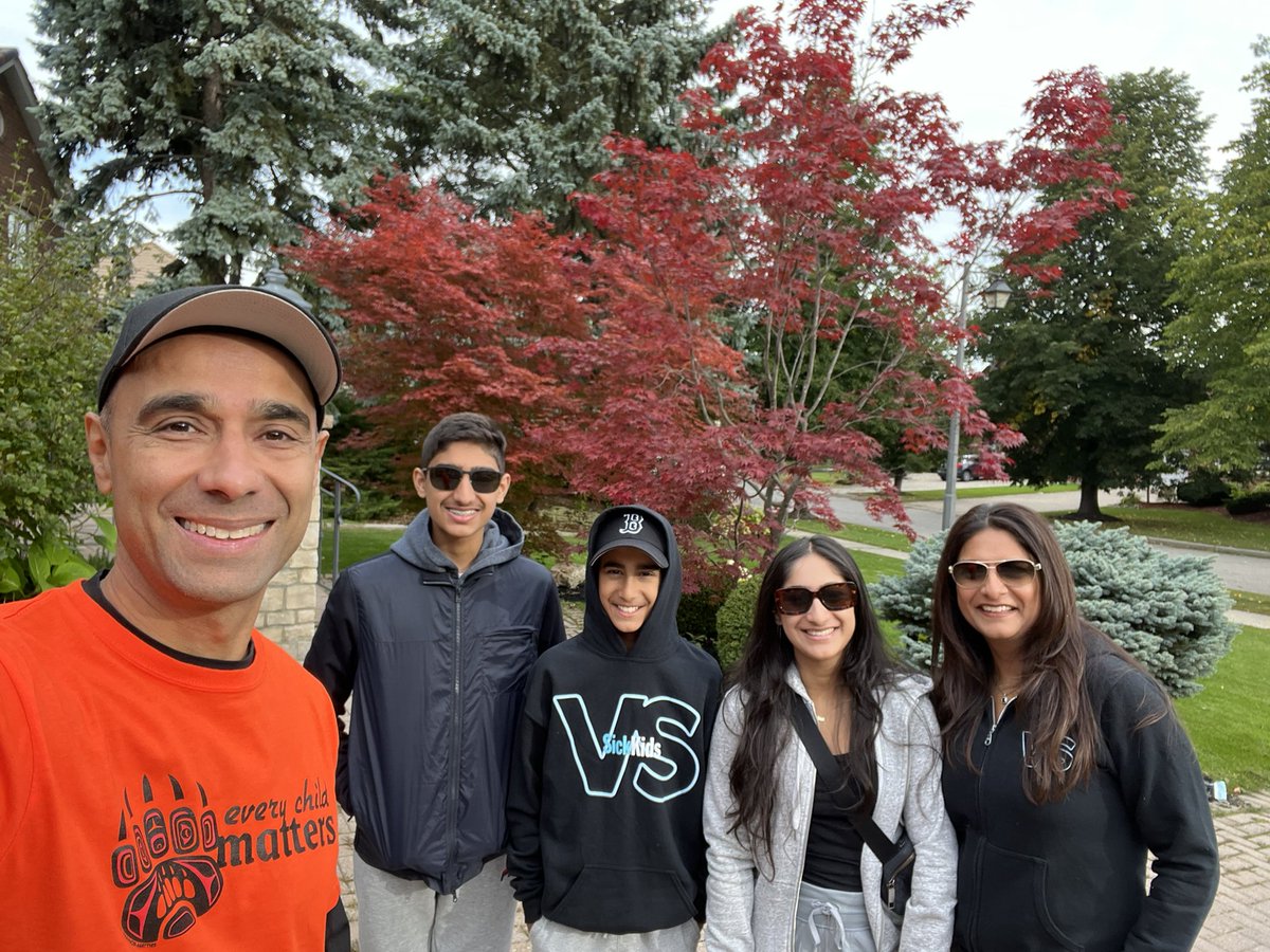 Exited to be on our way to our favourite place.  The all important annual Sick Kids March.  Bless all that supported <a href="/salina_najarali/">Salina Najarali</a>.  #SickKidsGetLoud