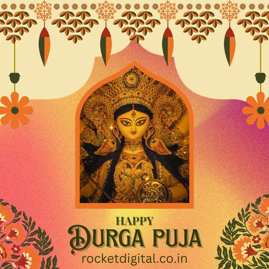 RocketDigitalCo's tweet photo. May the festival of Durga Puja bring lots of joy, happiness, and peace to your life. Happy Durga Puja 2022 to you and your family.
#DurgaPuja https://t.co/vPyQFYerwk