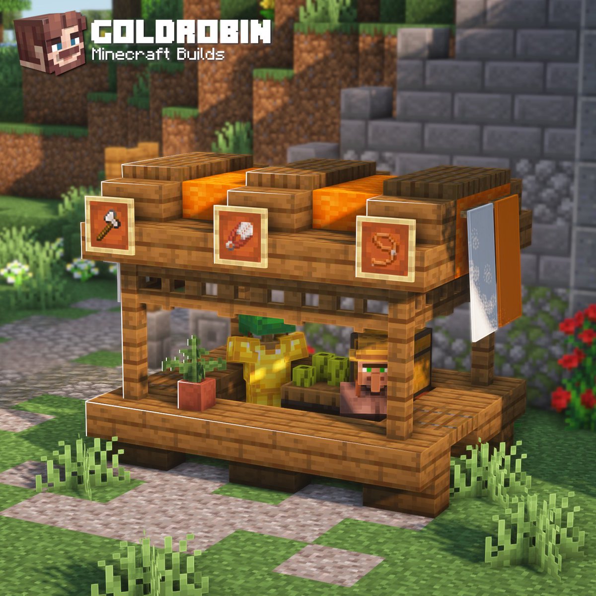 xGoldrobin's tweet photo. I made 10 Medieval Build Ideas! 🏰 #Minecraft https://t.co/qgqlCFkv0R