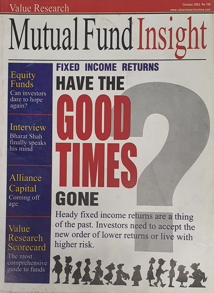 dhirendra_vr's tweet photo. 20 years ago around this time, I was anxious about the launch of Mutual Fund Insight. Thanks to you, we’re still in print, and we couldn't be more grateful for your appreciation and feedback.
#20YearsofMFI 20 days to go! https://t.co/i7zBN4OSxU