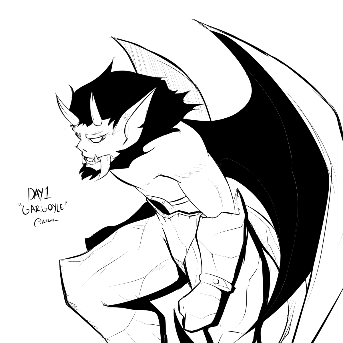 zekushii_'s tweet photo. Day 1: Gargoyle

- roar

#inktober #inktober2022 #inktoberday1 #inktobergargoyle #ArtistOnTwitter #イラスト好きな人と繋がりたい #イラスト https://t.co/3uBfuSZDFX